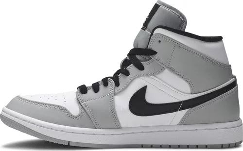 Nike Mens Air Jordan 1 Mid Sneakers - 'Smoke Grey'