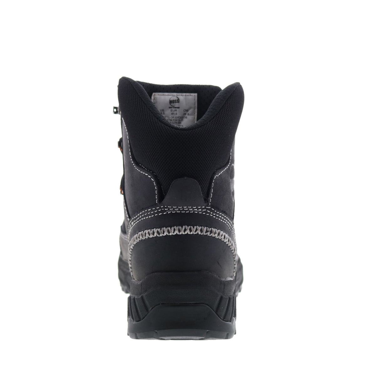Hoss Blocker Aluminum Toe Waterproof Mens Black Extra Wide Work Boots