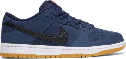 Nike Mens Dunk Low Pro ISO SB Sneakers - 'Navy Gum'