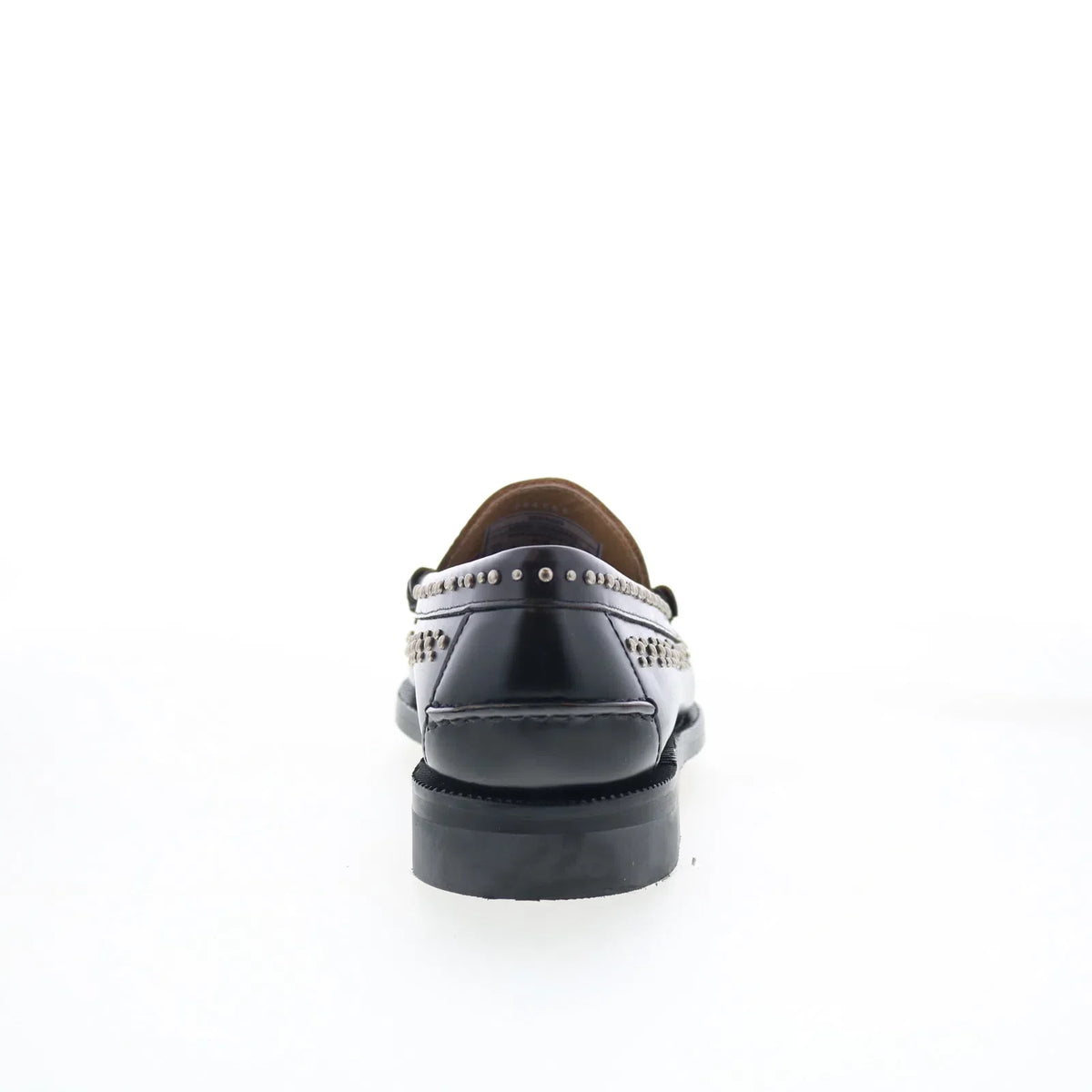 Sebago Dan Studs 77112RW-987 Mens Black Loafers & Slip Ons Penny Shoes