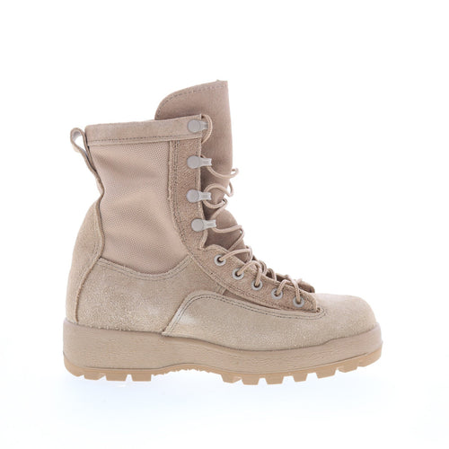 McRae Army Temp Weather Made In USA 7ATW Mens Beige Wide Tactical Boots