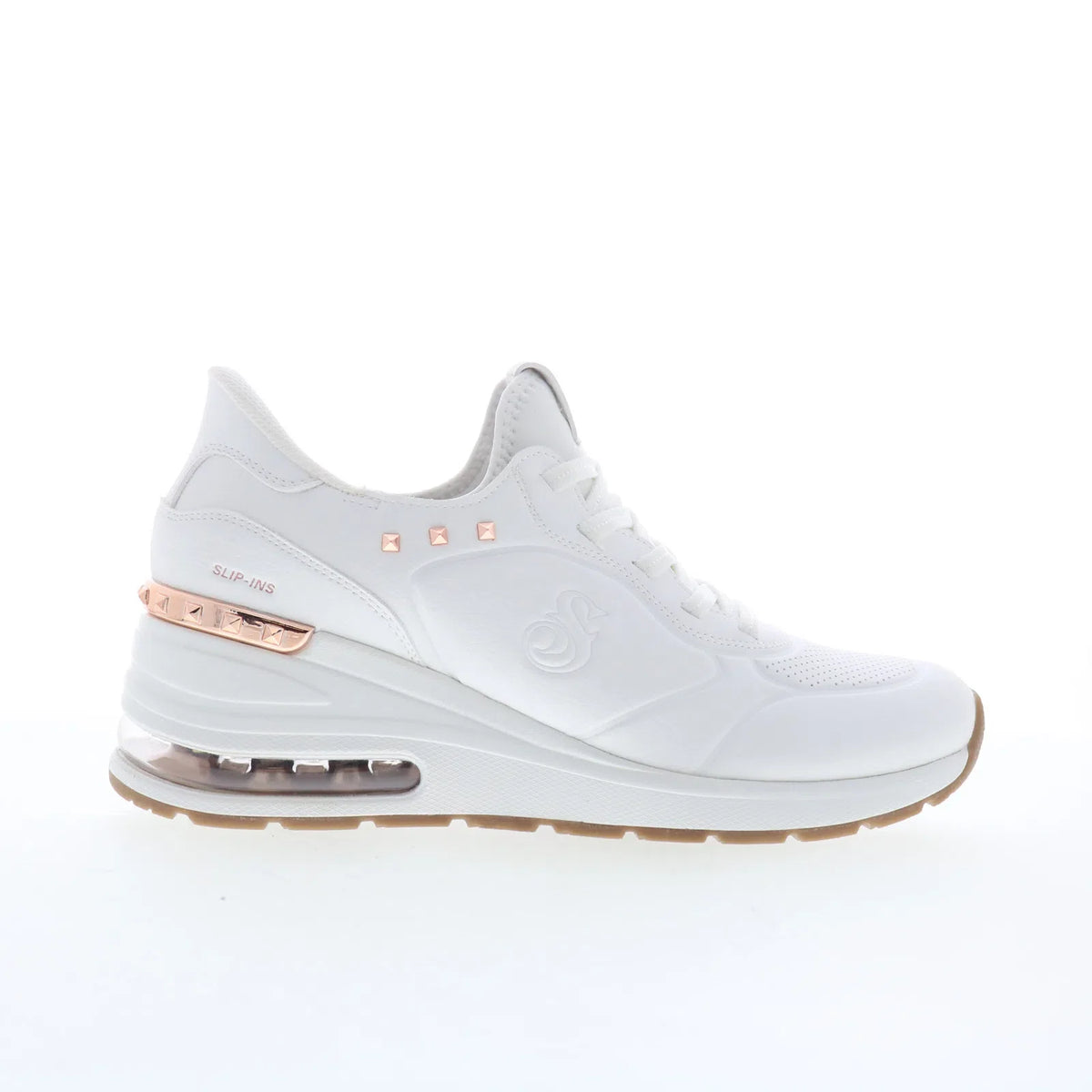 Skechers Snoop Dogg: Million Air - Luxe Daze3 Womens White Sneakers Shoes