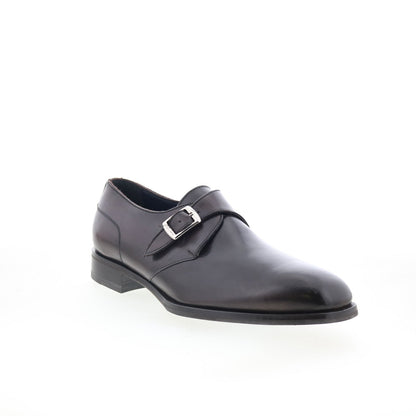 Di Bianco Garibaldi Mens Black Leather Loafers & Slip Ons Casual Shoes