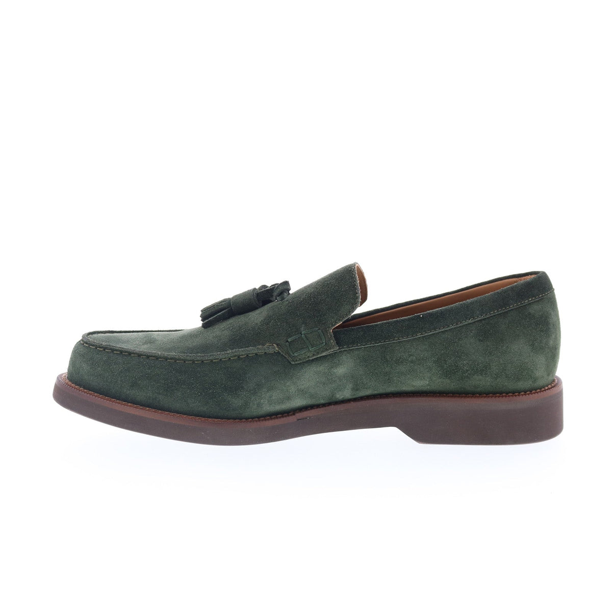 Pastori by Di Bianco Gordian Mens Green Loafers & Slip Ons Casual Shoes