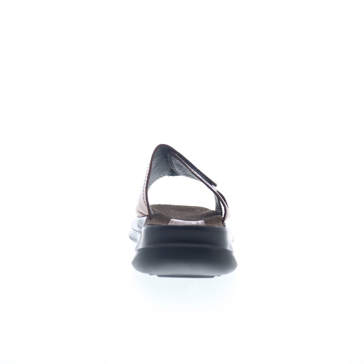Hitchcock Wide Strap Mens Brown Extra Extra Wide 5E Slides Sandals Shoes