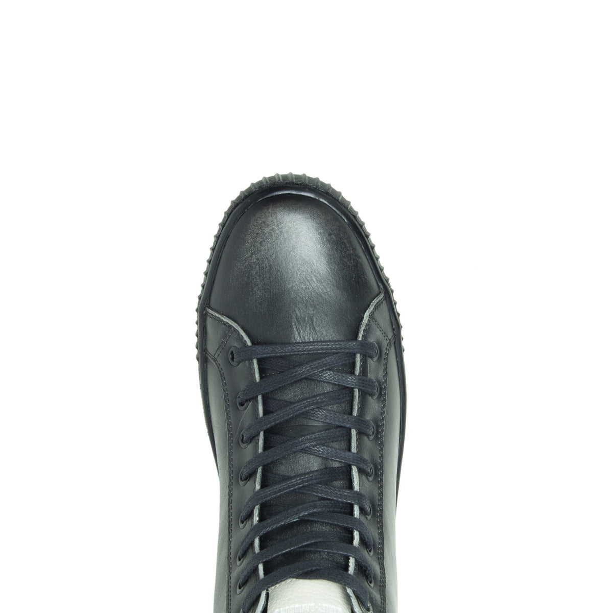 Harley-Davidson Barren 5" Leather Lace Mens Black Lifestyle Sneakers Shoes