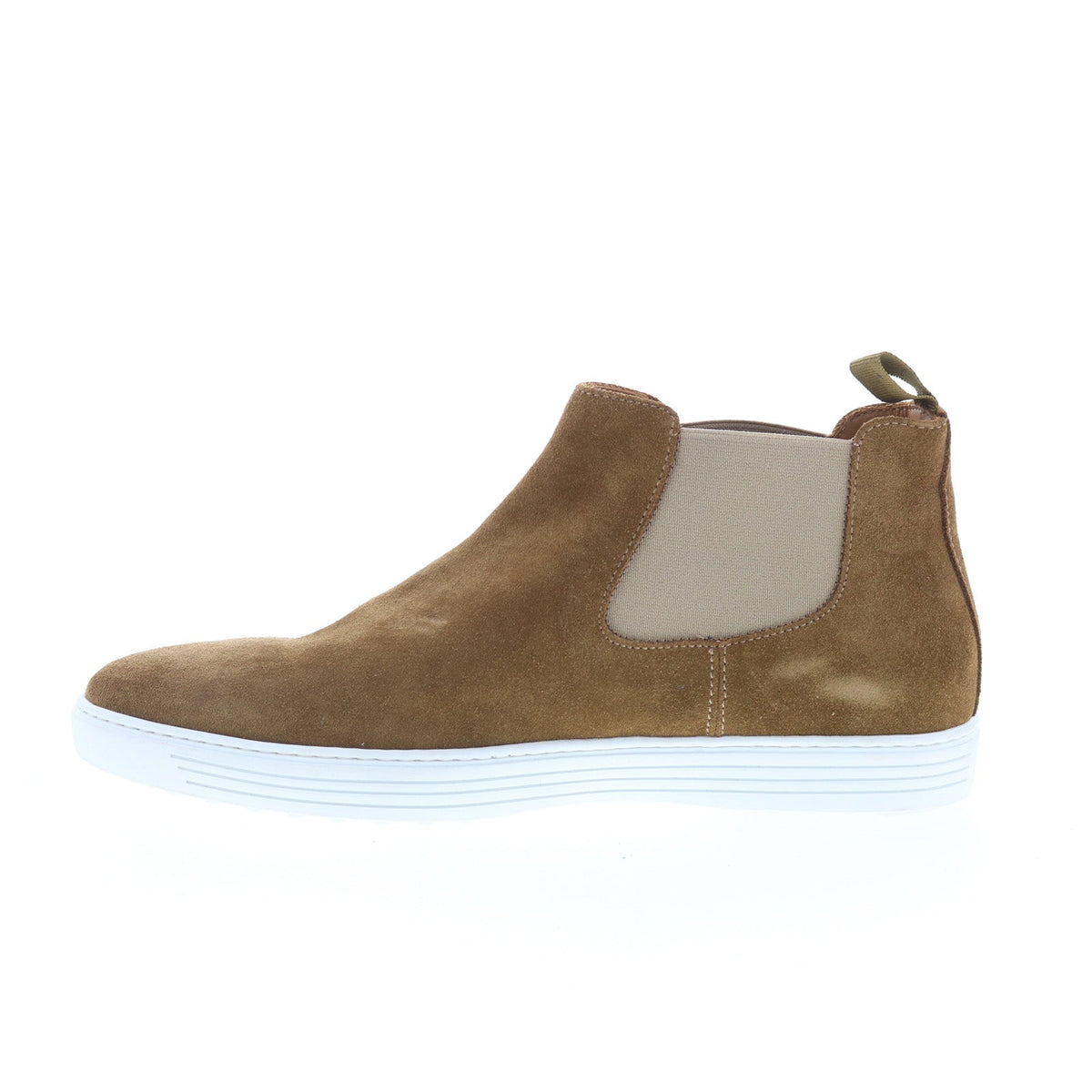 Pastori by Di Bianco Julianus Mens Brown Suede Slip On Chelsea Boots