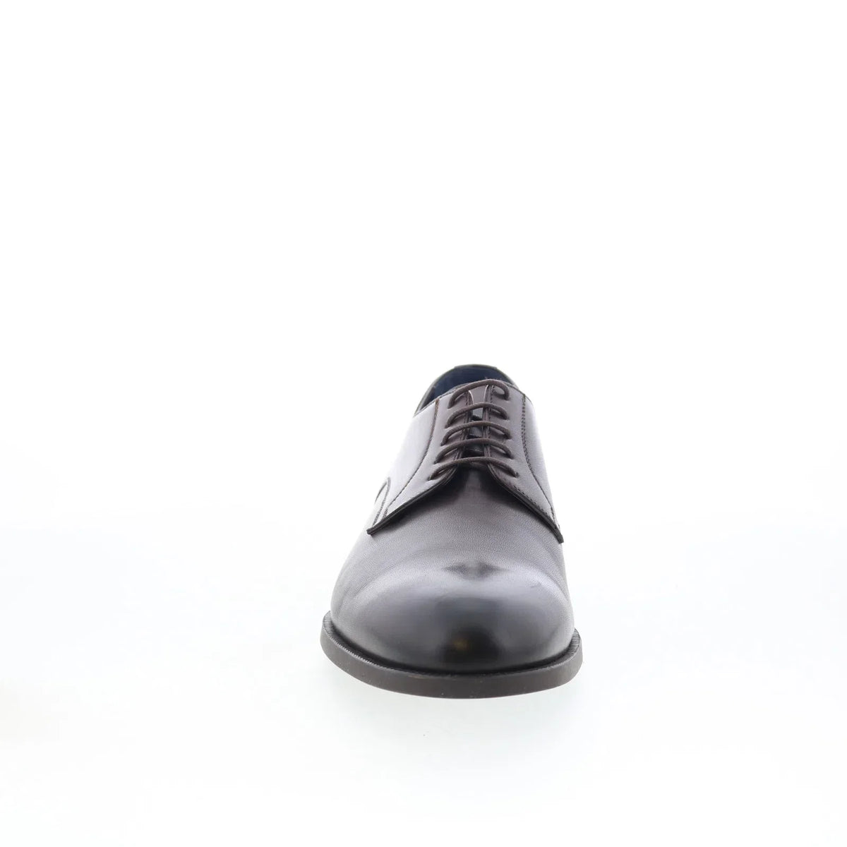 Di Bianco Marano Mens Brown Leather Oxfords & Lace Ups Plain Toe Shoes
