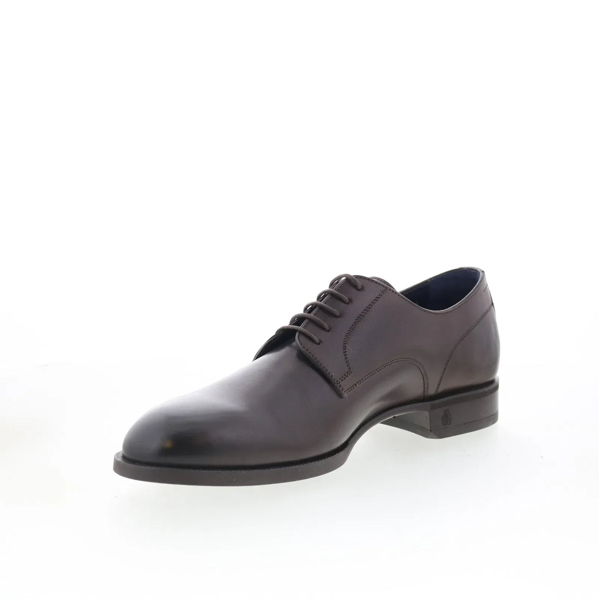 Di Bianco Marano Mens Brown Leather Oxfords & Lace Ups Plain Toe Shoes