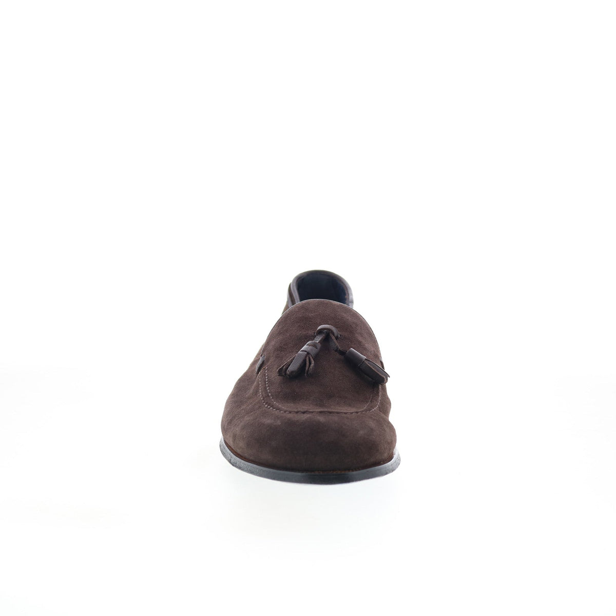 Di Bianco Napoli Mens Brown Suede Slip On Loafers & Slip Ons Casual Shoes