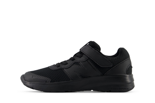 578v1 Bungee Lace with Top Strap Younger Kids' :Black