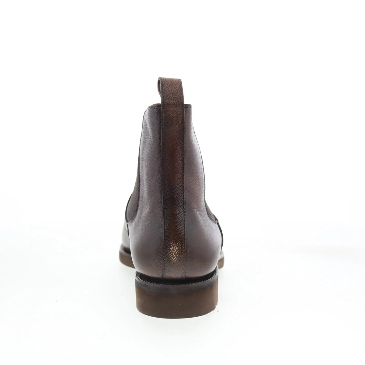 Pastori by Di Bianco Pertinax Mens Brown Leather Slip On Chelsea Boots