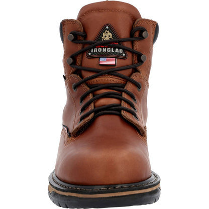 Rocky IronClad Waterproof RKK0361 Mens Brown Wide Leather Work & Safety Boots