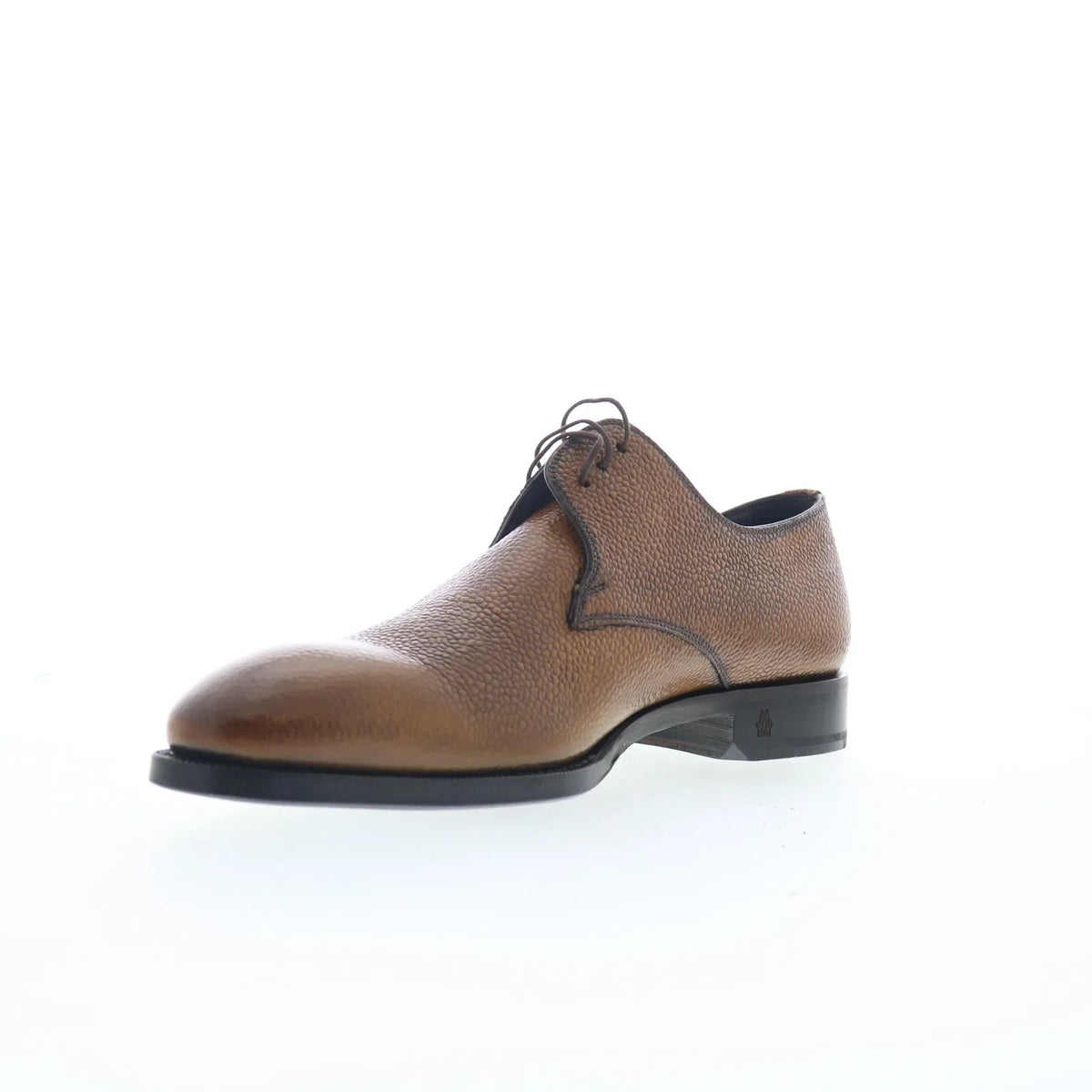 Di Bianco SBP899 Mens Brown Leather Oxfords & Lace Ups Plain Toe Shoes