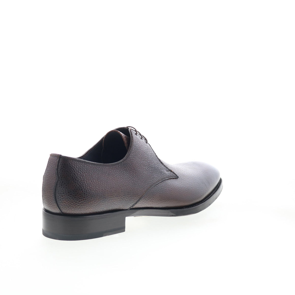 Di Bianco SBP899 Mens Brown Leather Oxfords & Lace Ups Plain Toe Shoes