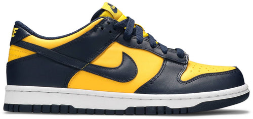 Nike Grade School Womens Dunk Low Sneakers - 'Michigan' 2021