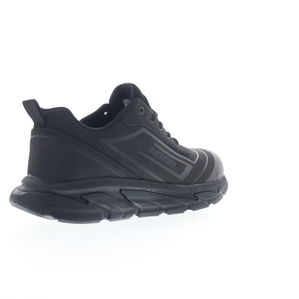 Avenger K4 Aluminum Toe Electrical Hazard SR Mens Black Work Shoes