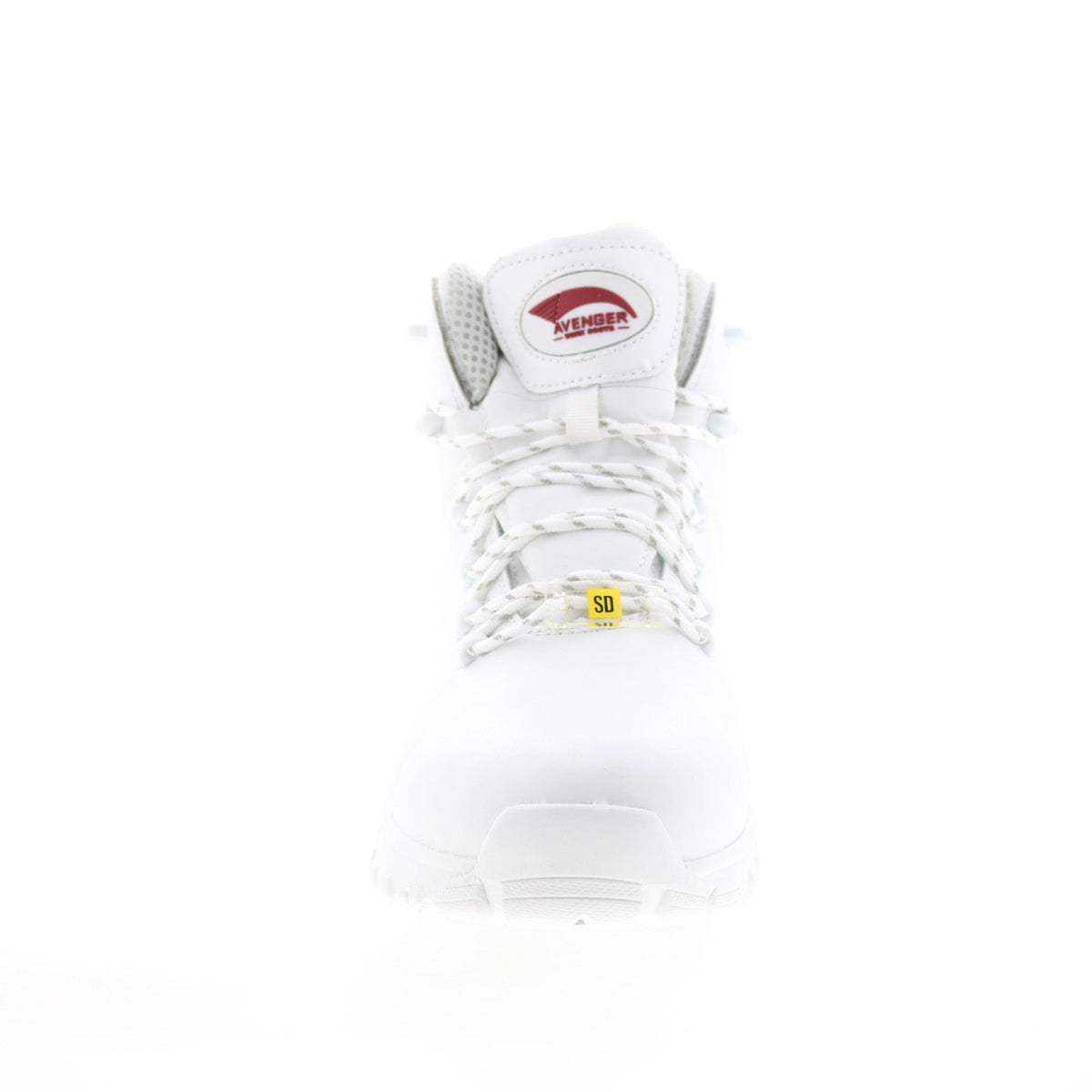 Avenger Flight Alloy Toe SD10 A7423 Mens White Leather Work & Safety Boots