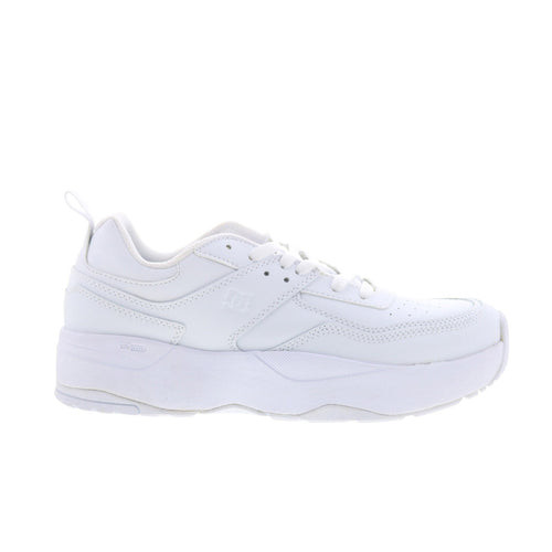 DC E.Tribeka Platform Womens White Leather Skate Inspired Sneakers Shoes
