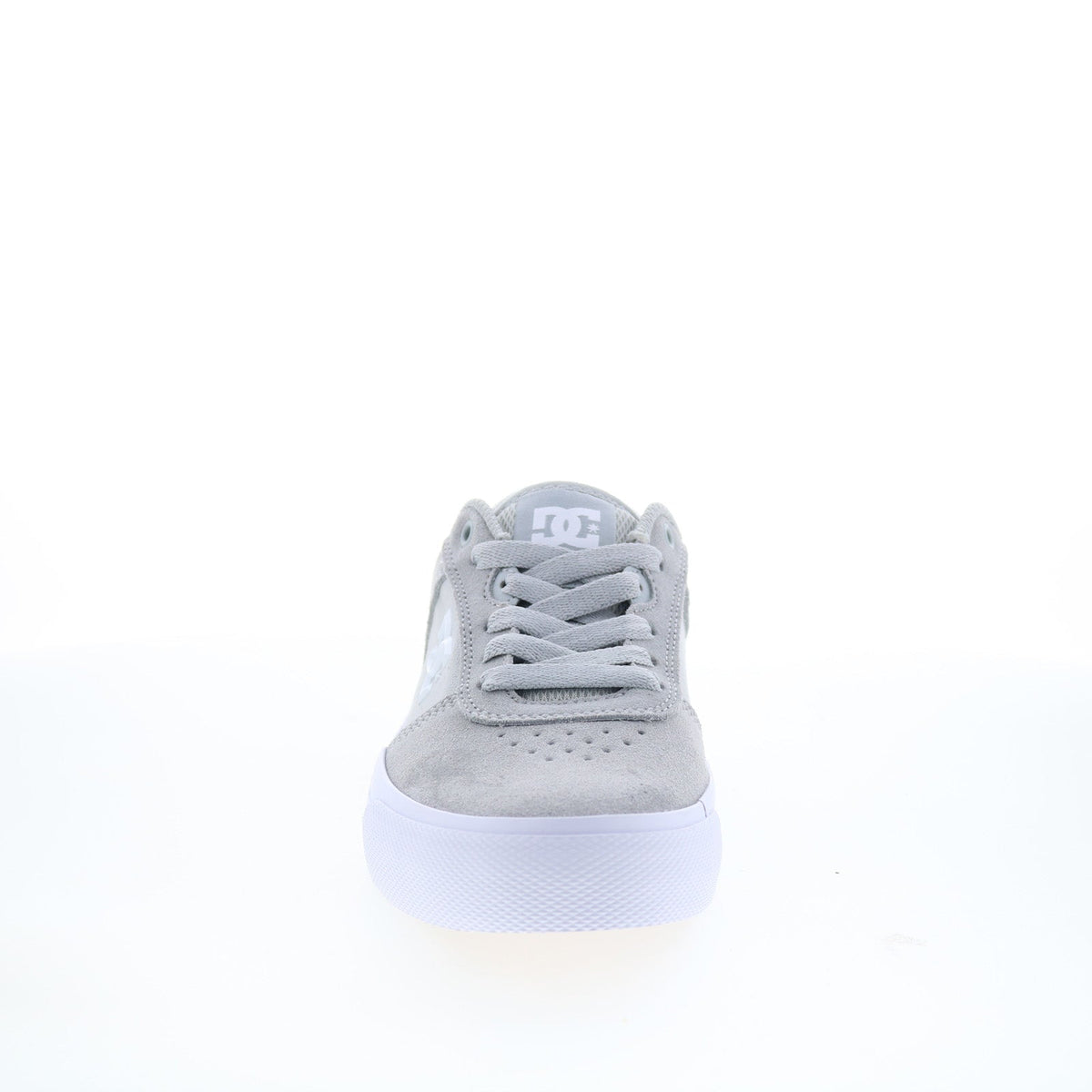 DC Teknic ADYS300763-GRW Mens Gray Suede Skate Inspired Sneakers Shoes