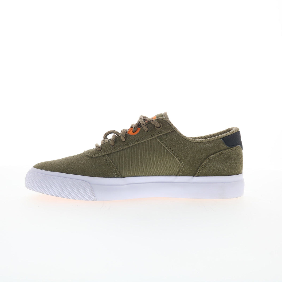 DC Teknic ADYS300763-OVC Mens Green Suede Skate Inspired Sneakers Shoes