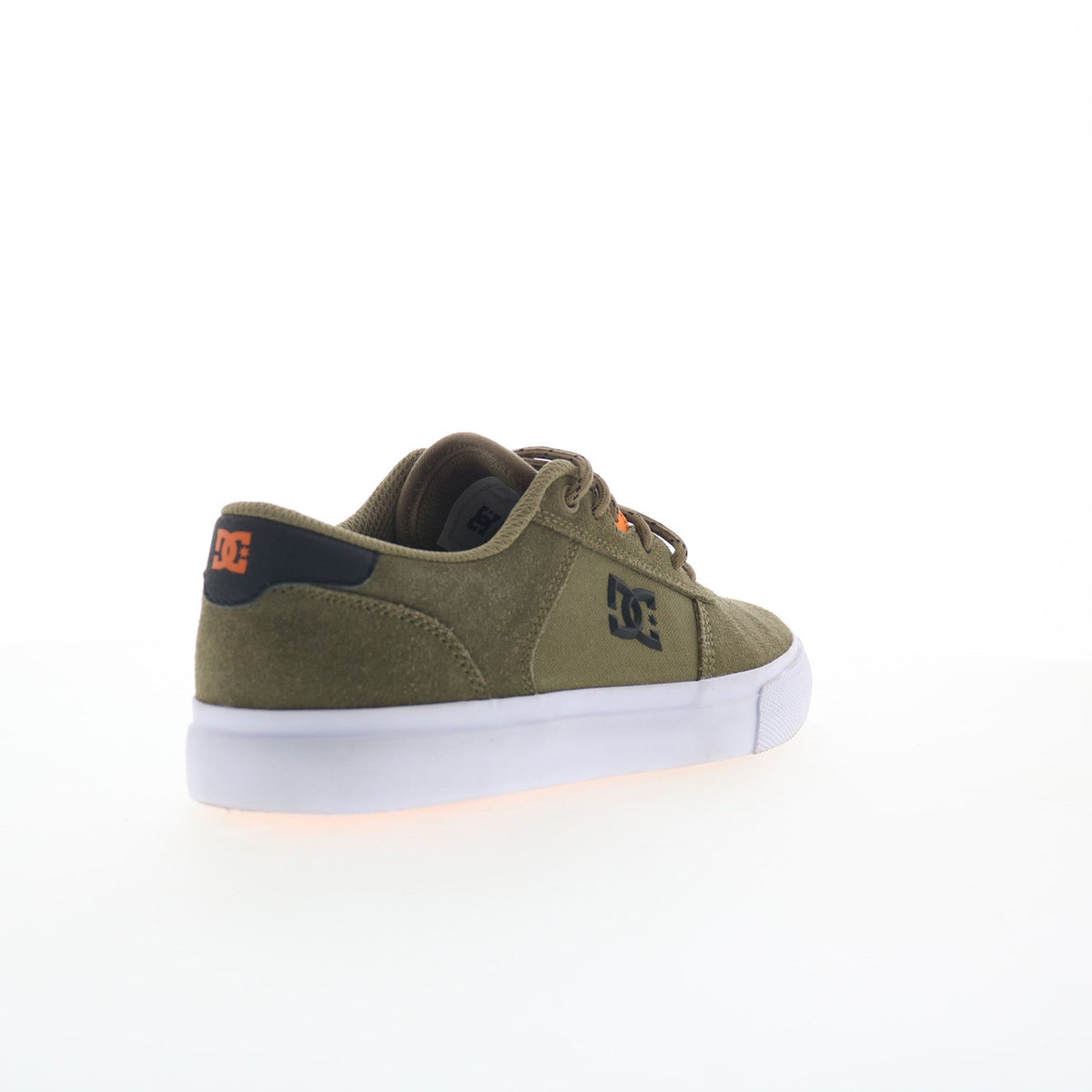 DC Teknic ADYS300763-OVC Mens Green Suede Skate Inspired Sneakers Shoes