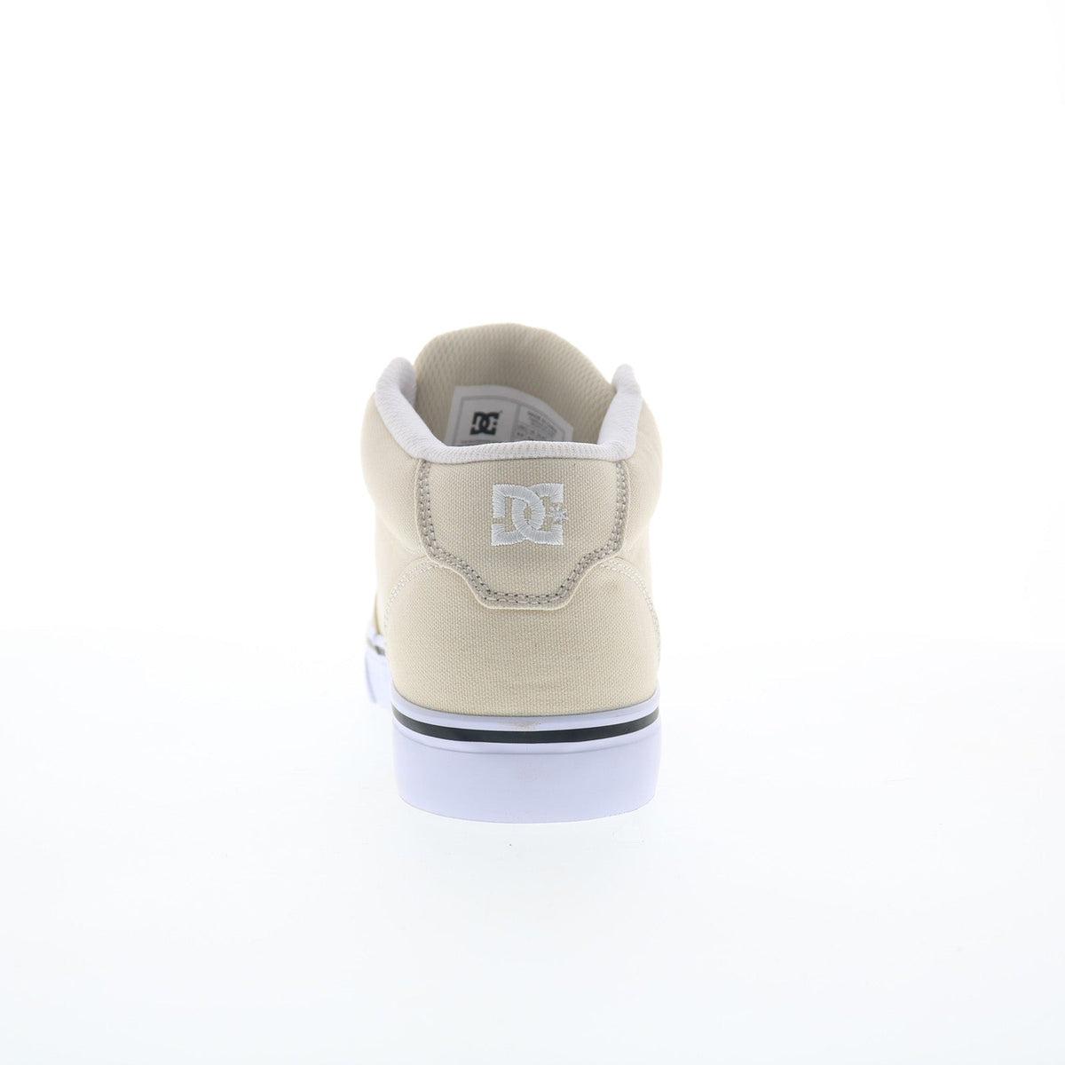 DC Anvil Mid ADYS300788-CRE Mens Beige Canvas Skate Inspired Sneakers Shoes