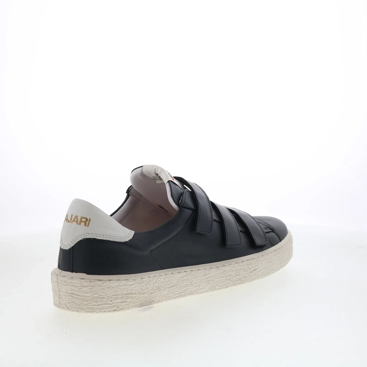 Pajar Barro 75219 Mens Black Leather Strap Lifestyle Sneakers Shoes
