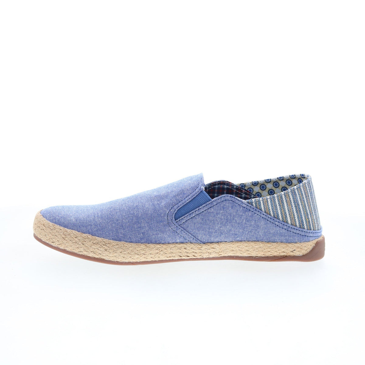 Ben Sherman Prill Heel Slip Stripe Mens Blue Canvas Lifestyle Sneakers Shoes