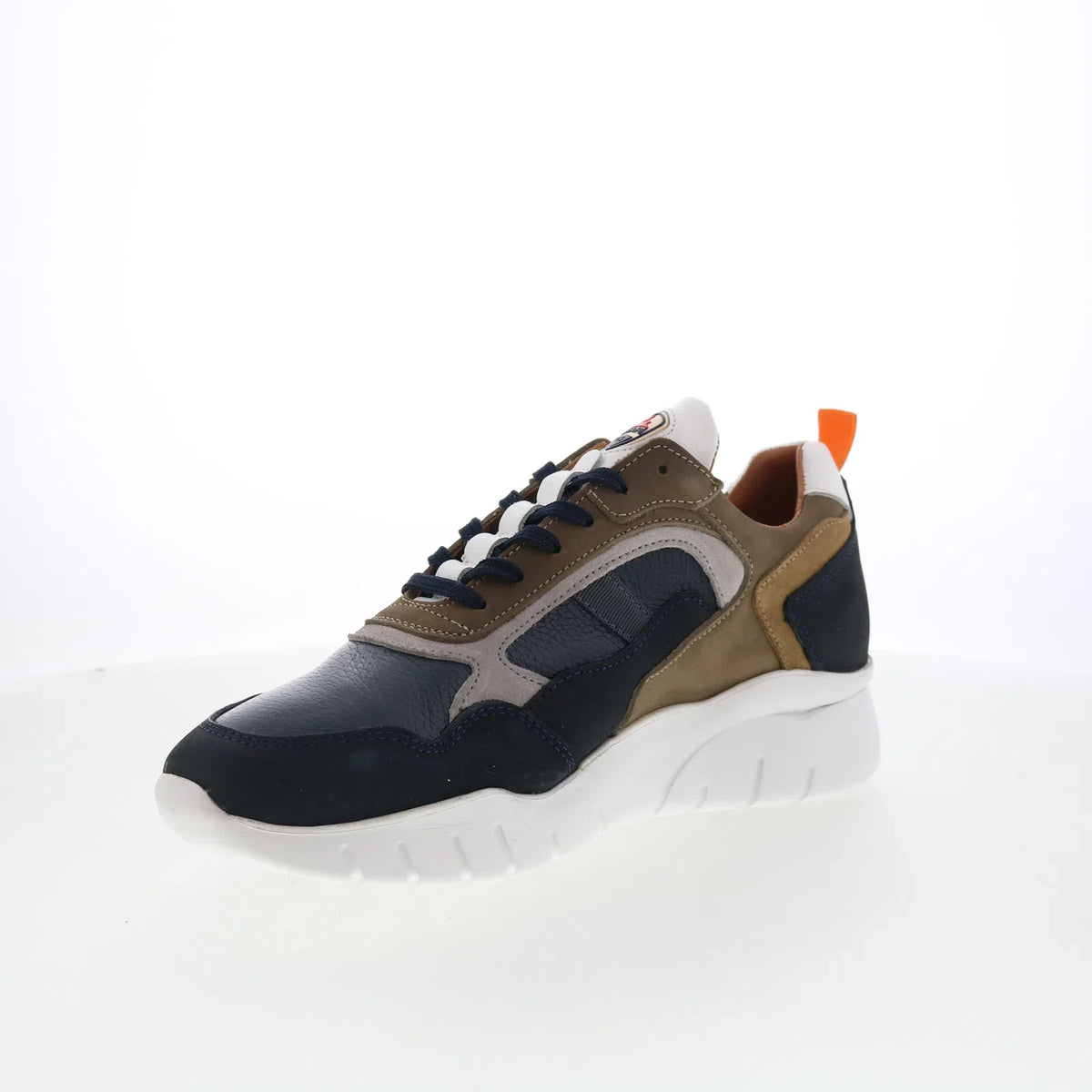 Pajar Cam PDPAS00027.01 Mens Blue Leather Lace Up Lifestyle Sneakers Shoes