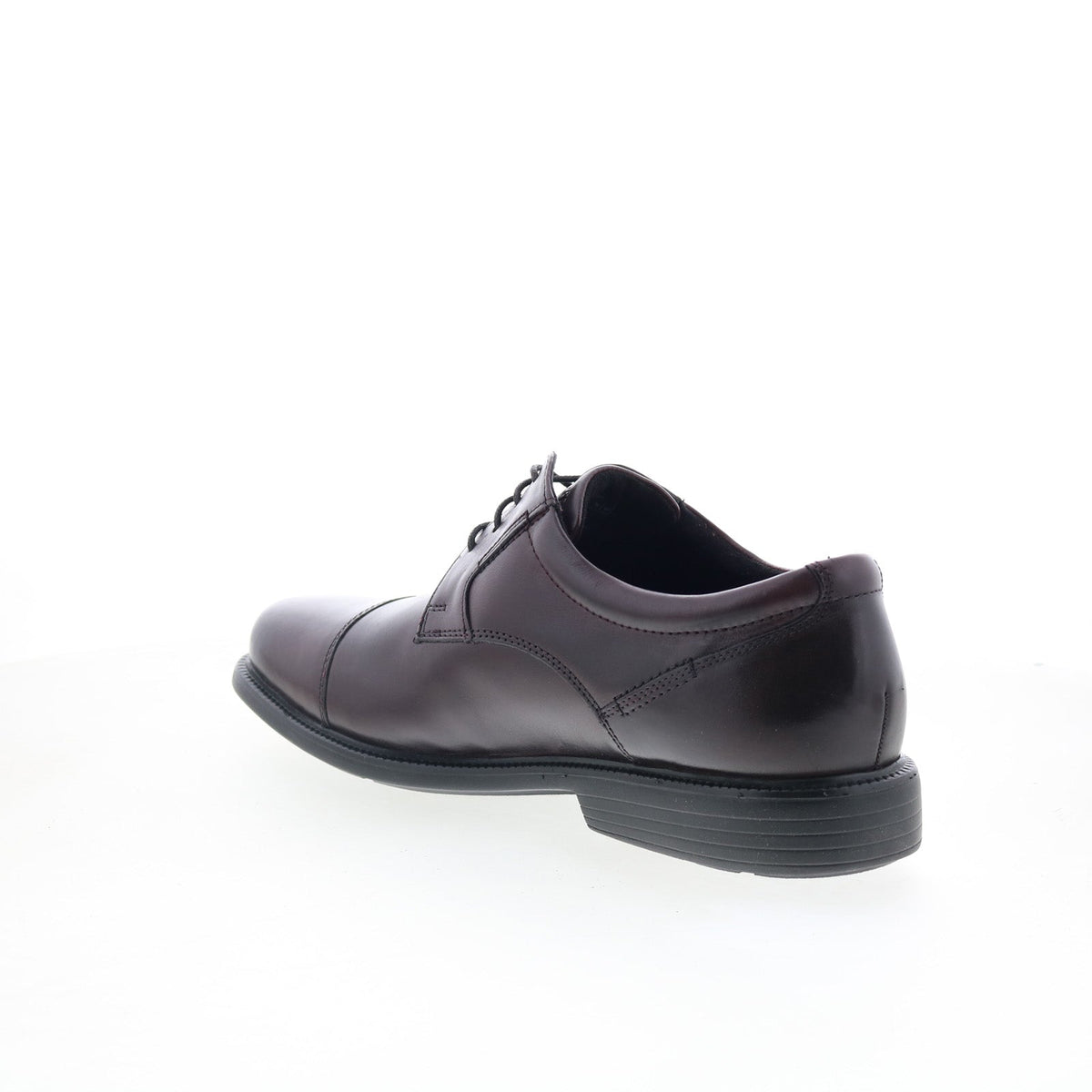 Rockport Charles Road Cap Toe Mens Burgundy Wide Oxfords & Lace Ups Shoes