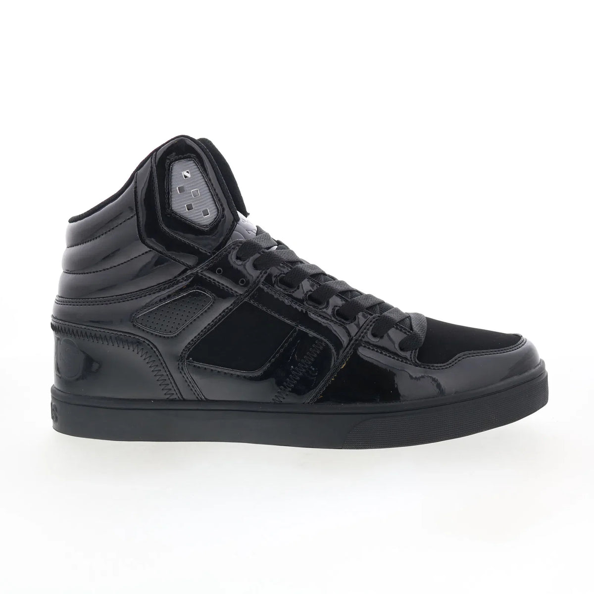 Osiris Clone 1322 2974 Mens Black Leather Skate Inspired Sneakers Shoes