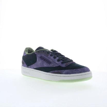 Reebok Club C 85 DC Comics Joker Mens Purple Canvas Lifestyle Sneakers Shoes