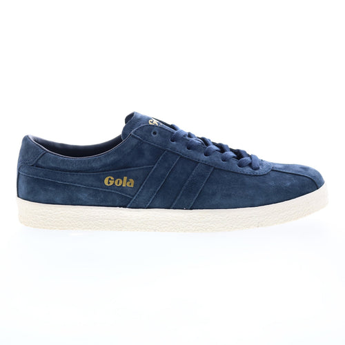 Gola Trainer Suede CMA558 Mens Blue Suede Lace Up Lifestyle Sneakers Shoes