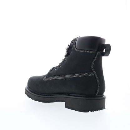 Die Hard Crusader DH60160 Mens Black Nubuck Lace Up Work & Safety Boots