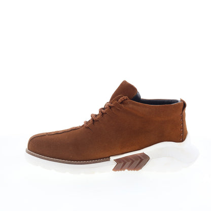 Dingo Ankle Half Pipe DI-306 Mens Brown Suede Lace Up Ankle Boots
