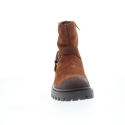 Dingo Road Trip DI-845 Mens Brown Leather Zipper Casual Dress Boots