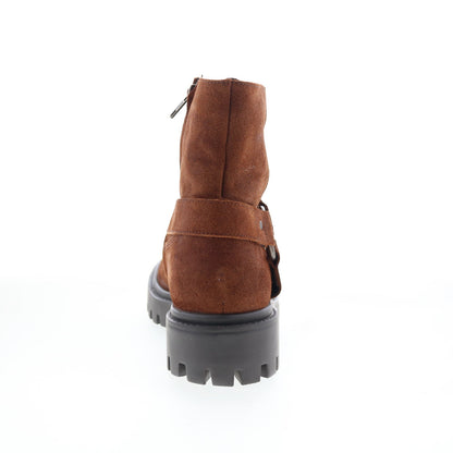 Dingo Road Trip DI-845 Mens Brown Leather Zipper Casual Dress Boots