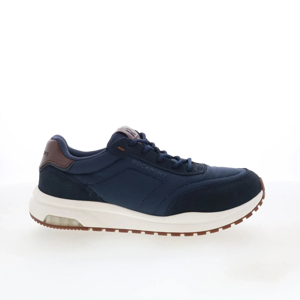 Rockport DMX Brock RMDMXBROCK Mens Blue Suede Lifestyle Sneakers Shoes