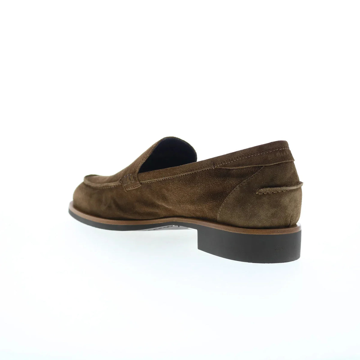 Di Bianco Etna Suede Mens Brown Suede Loafers & Slip Ons Casual Shoes