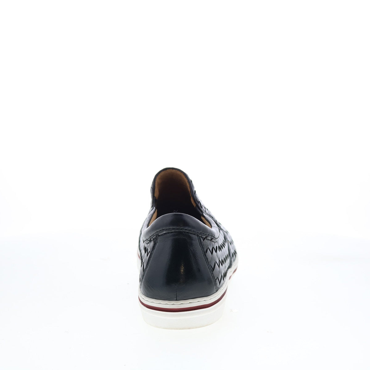 Robert Zur James True Glove Mens Black Leather Slip On Lifestyle Sneakers Shoes