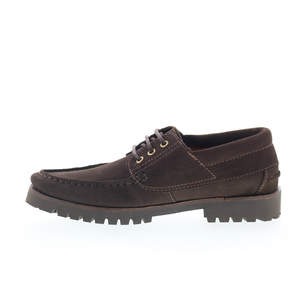 Aquatalia Dax Waterproof M077635 Mens Brown Loafers & Slip Ons Boat Shoes