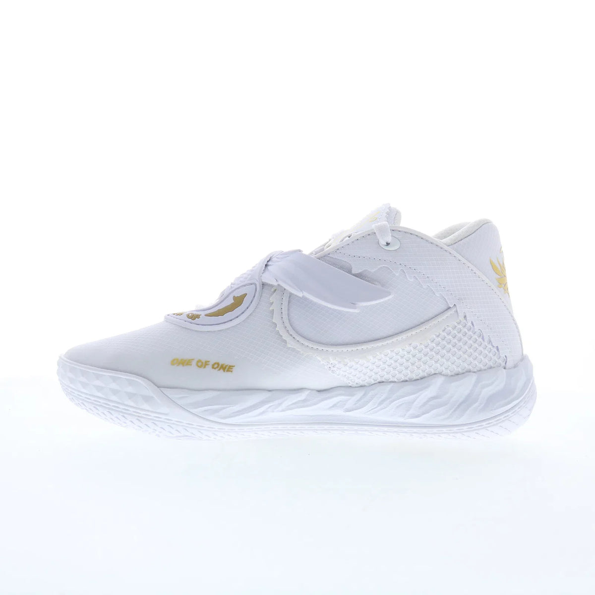 Puma MB.05 Mist 31279401 Mens White Mesh Athletic Baseball Shoes