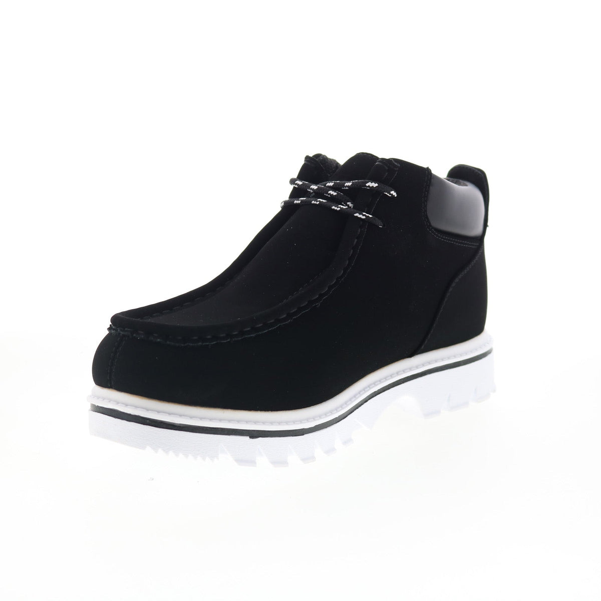 Lugz Fringe MFRGD-060 Mens Black Synthetic Lace Up Ankle Boots