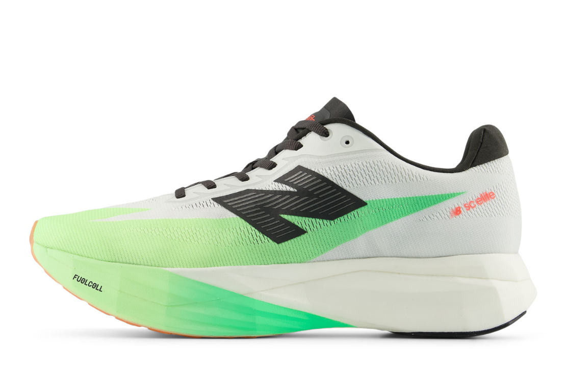FuelCell SuperComp Elitev5 (D) Men's: White | Lab Green
