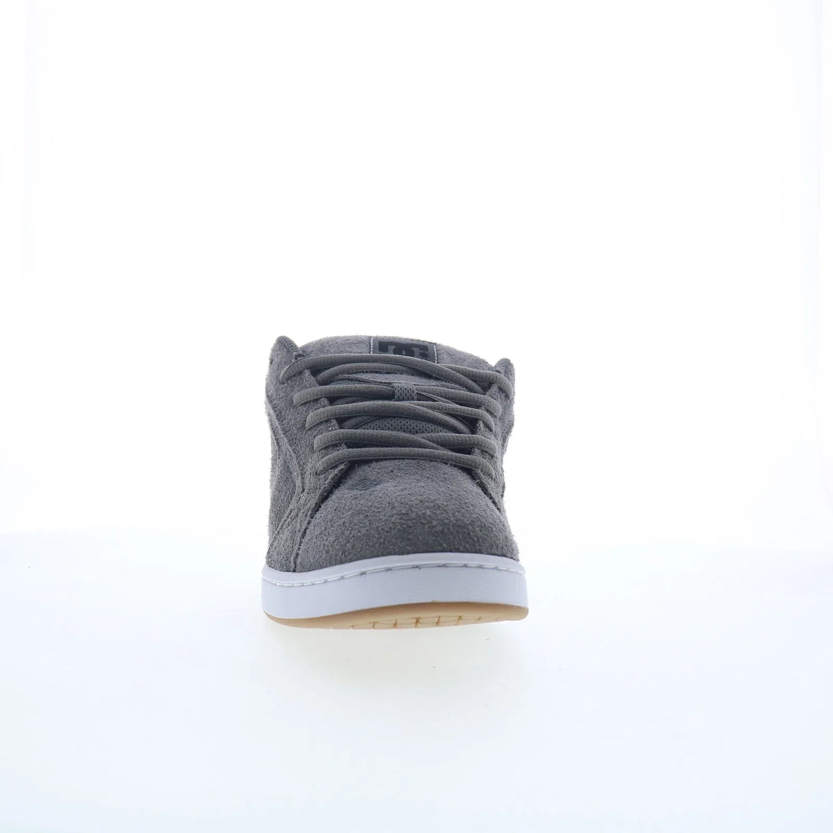 DC Net SE DC03260025-GRYBLK Mens Gray Suede Skate Inspired Sneakers Shoes