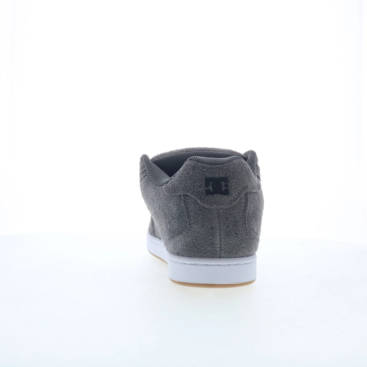 DC Net SE DC03260025-GRYBLK Mens Gray Suede Skate Inspired Sneakers Shoes