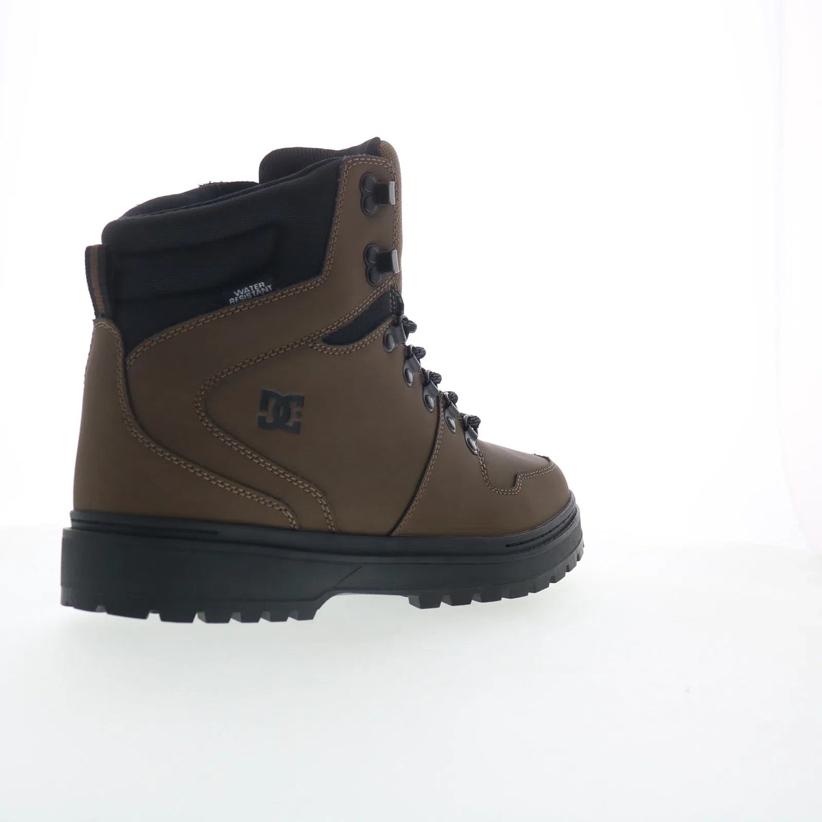 DC Peary TR ADYB700045-DCC Mens Brown Leather Skate Inspired Sneakers Shoes