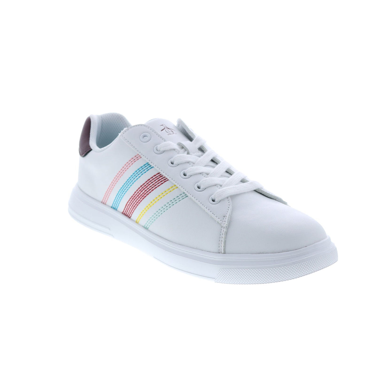 Original Penguin Bryant Band Stripe PGS22006 Mens White Lifestyle Sneakers Shoes