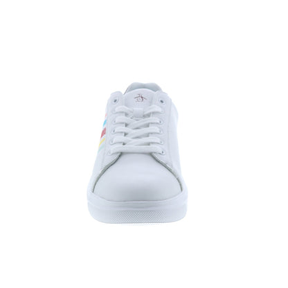 Original Penguin Bryant Band Stripe PGS22006 Mens White Lifestyle Sneakers Shoes